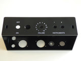 CHAMP 5F1 CHASSIS WITH TOP PANEL SWITCH MOD, SATIN BLACK