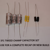 5F1 Tweed Champ Capacitor set