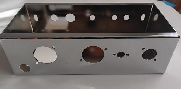 TWEED CHAMP 5F1 CHASSIS in CHROME, 18 ga. – Tube Audio Supply