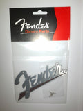 Fender '63 Brown tail amp logo, flat logo, all metal