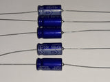 NIchicon 100uf@50V Axial lead electrolytic