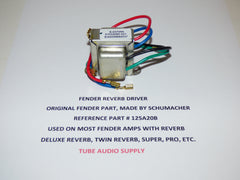 FENDER REVERB DRIVER SCHUMACHER Transformer 022921, 125A20B, 29K primary, 8 ohm