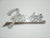 Fender '63 Brown tail amp logo,  flat logo, all metal