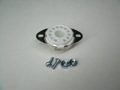 Ceramic 12 pin Compactron socket, Bottom mount