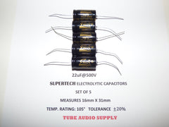 22uF@500volt ELECTROLYTIC CAPACITOR