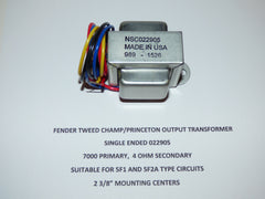 Tweed Champ/Tweed Princeton Output Transformer, 5F1, 5F2A, 4 OHM ONLY