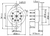 Ceramic tube socket, 9 pin, BOTTOM mount